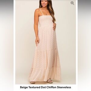 Elegant Cream Maxi Dress